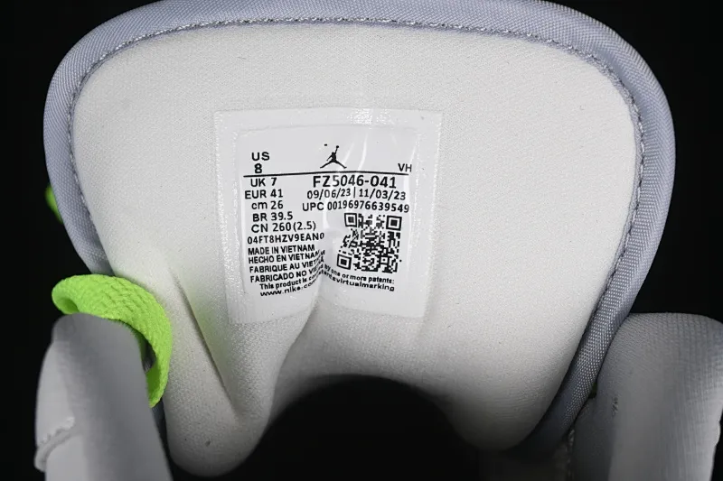 All categories Air Jordan Jordan series basketball shoes Air Jordan 1 Low Air Jordan 1 Low AJ1 Joe 1 white and green double hook low-top retro basketball shoes FZ5046-041
